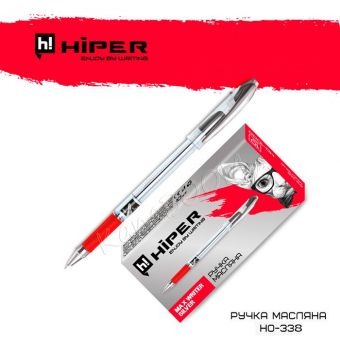 Купить Ручка маслянная Hiper «Max Writer Silver» HO-338 оптом